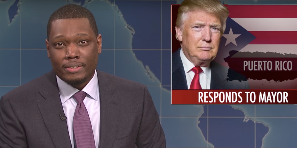 SNL's Michael Che Roasts Donald Trump, Calls Him a Bitch Over Puerto Rico Response