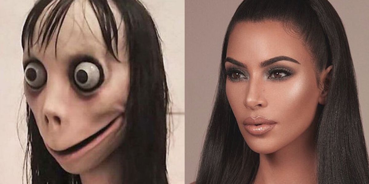 Kim Kardashian Fell for the Momo Hoax