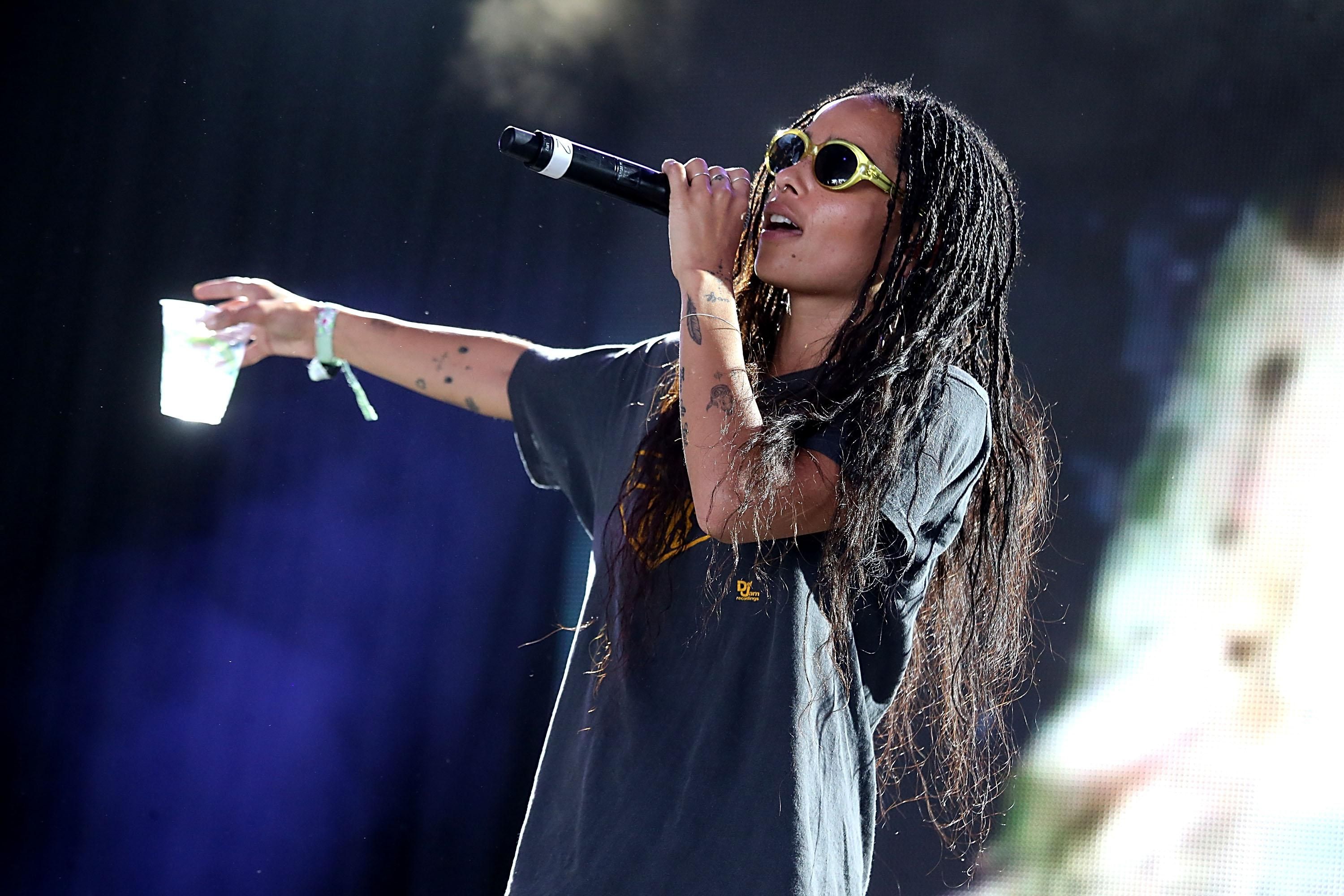 Zoë Kravitz and Jack Antonoff Are In the Studio