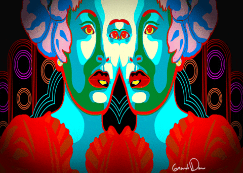 GIPHY Artist Spotlight: Grande Dame's Gorgeous Neon Dreams