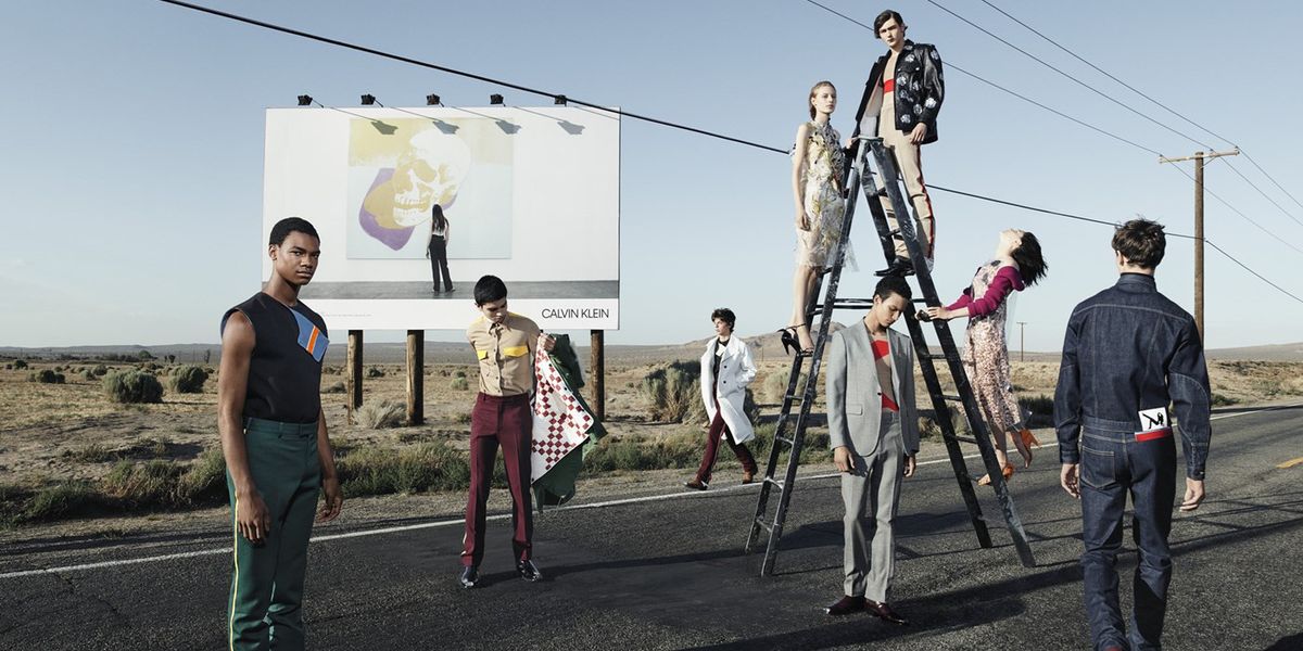 Raf Simons' Newest Campaign for Calvin Klein Is Super Meta, Naturally