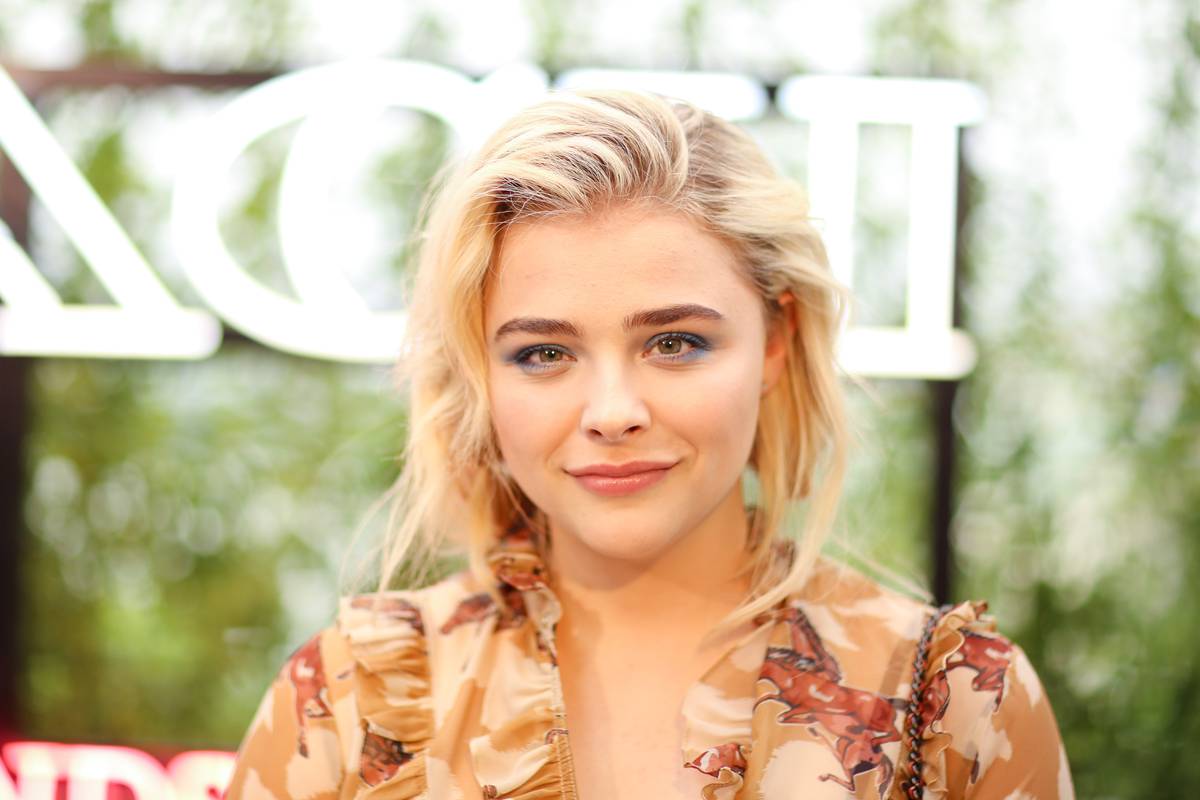 chloe grace moretz orange dress Chloe Grace Moretz Orange Dress