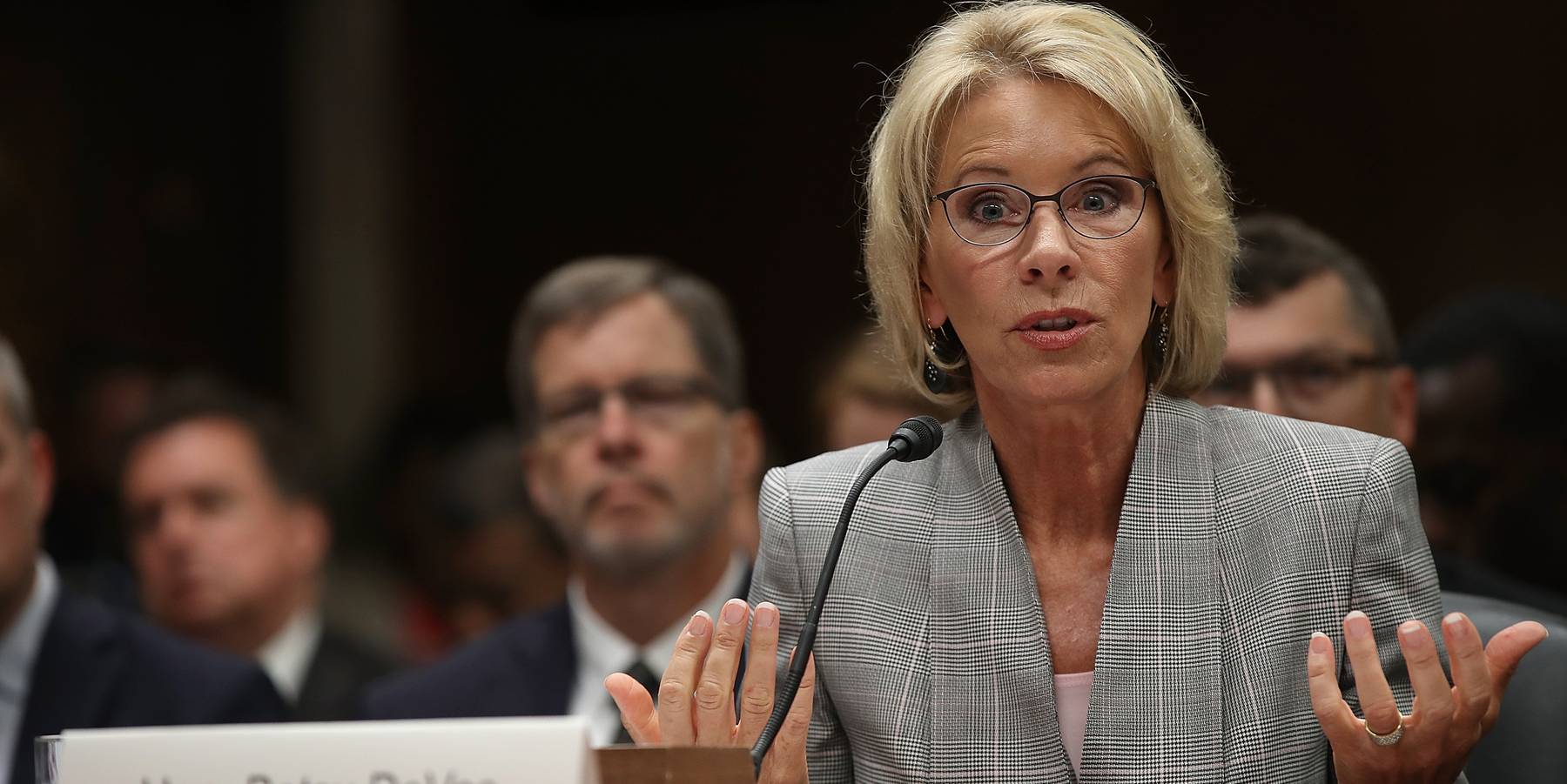 Betsy DeVos Rolls Back Obama-Era Protections of College Sexual Assault Survivors