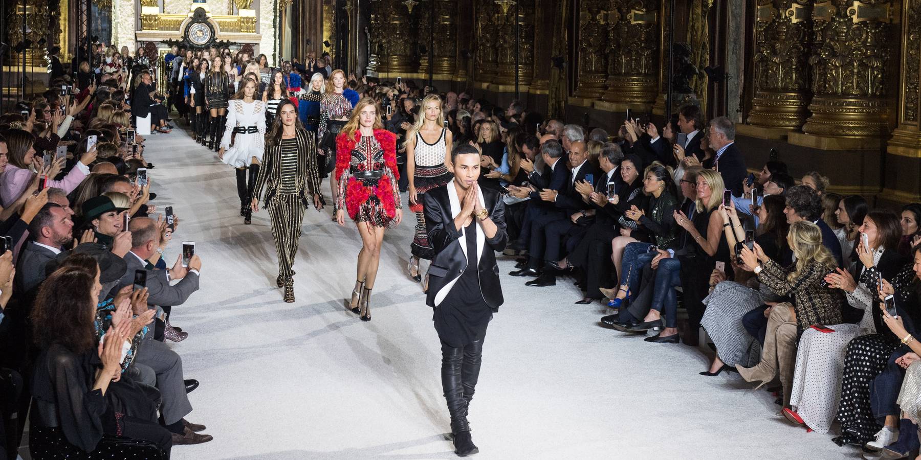 Balmain Creates Another Magical Model Moment