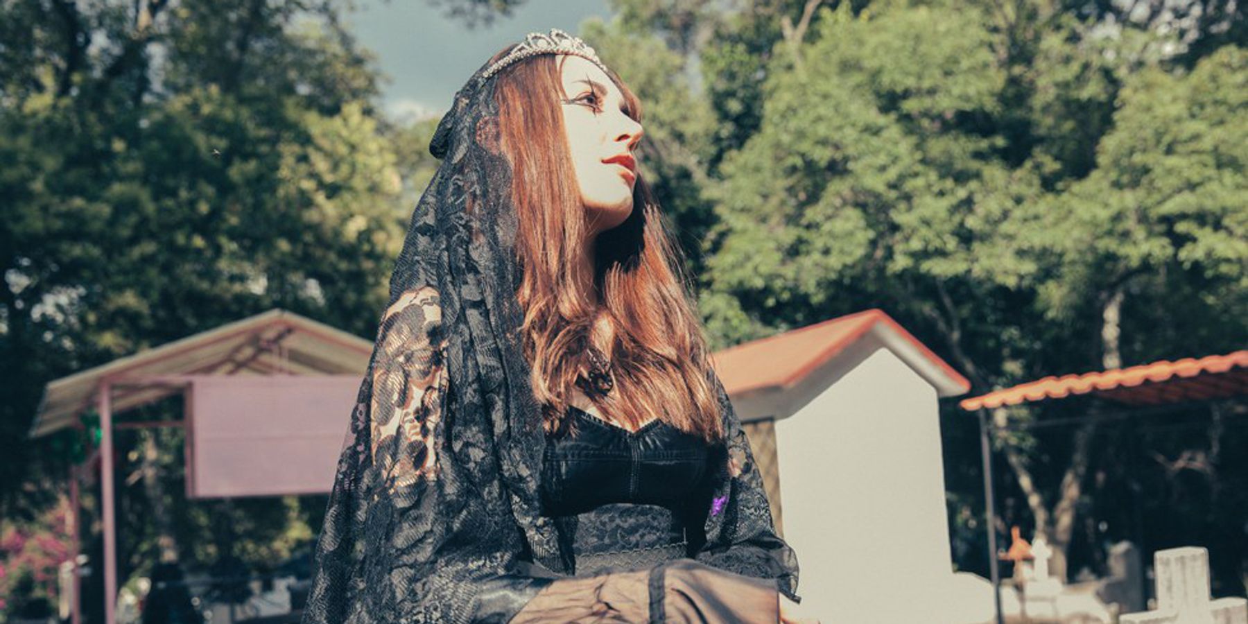 Channel Halloween Vibes in a Cemetery in Mexico City #666
