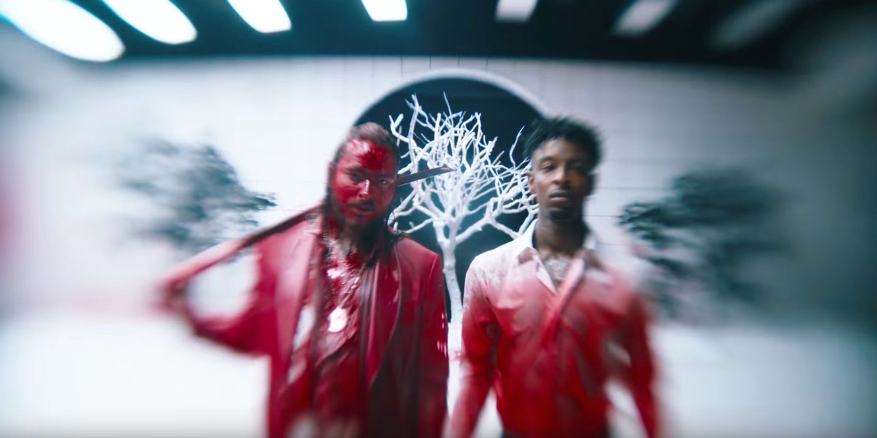 Post Malone and 21 Savage Drop the Blood-Soaked Visuals for Their Mega-Hit "Rockstar"