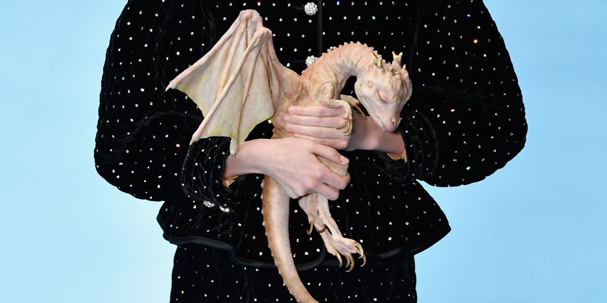 Gucci Sent a Sleeping Baby Dragon Down the Runway