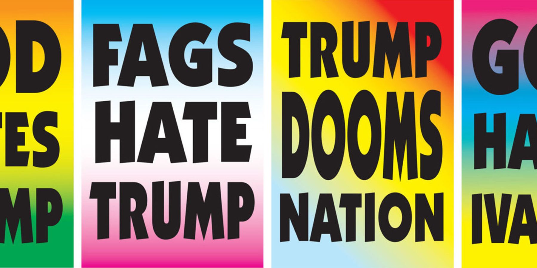 Protest Signs Flip Westboro Baptist's Legacy on Its Head