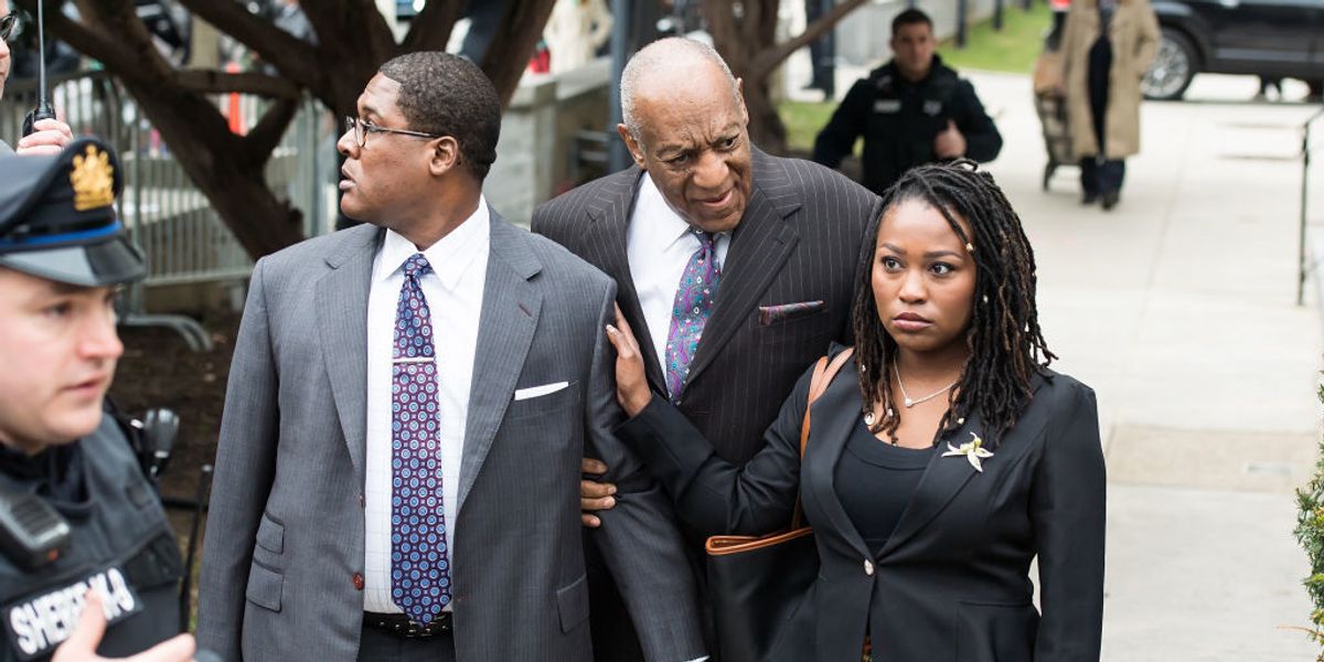 Protester Jumped Barricade Outside Bill Cosby Trial