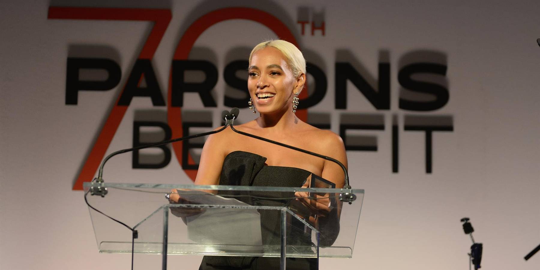 Solange Talks Avant Garde Fashion at Last Night's Parsons Benefit