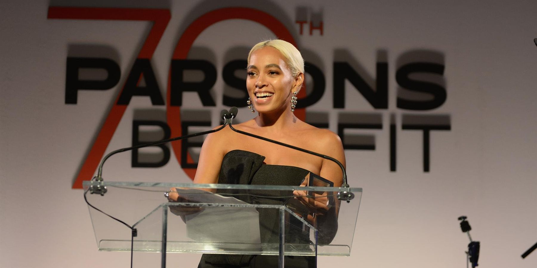 Solange Talks Avant Garde Fashion at Last Night's Parsons Benefit