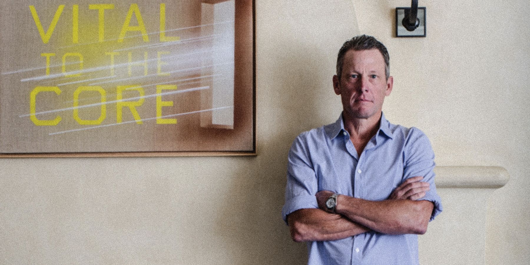 Lance Armstrong Rides On