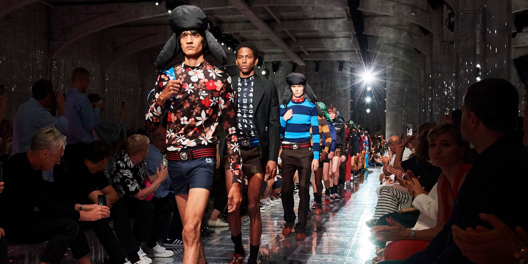 Prada Puts Miniskirts on Men