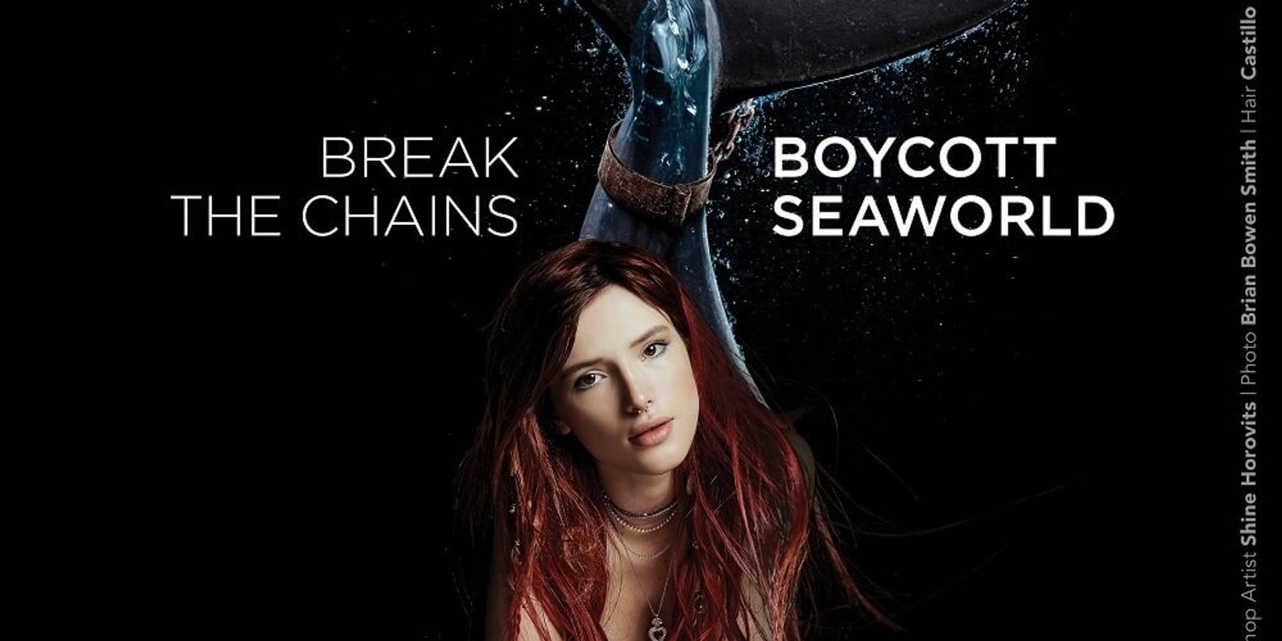 Bella Thorne Urges SeaWorld Boycott