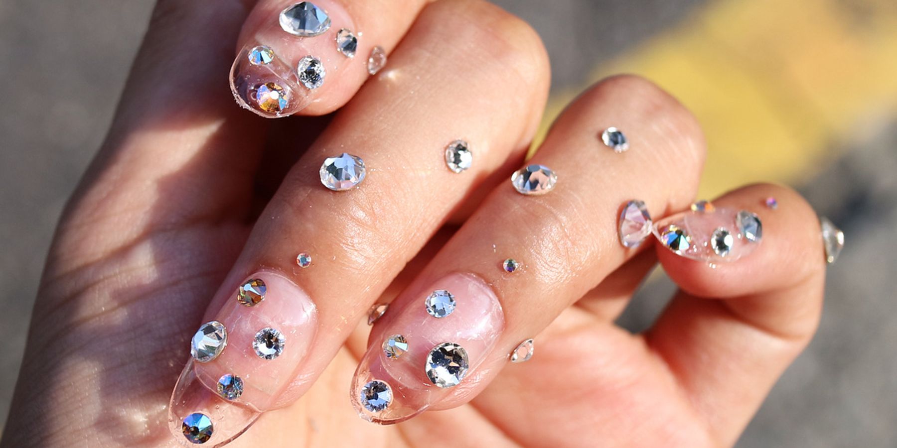 Nailed It: Rhinestone Freckles