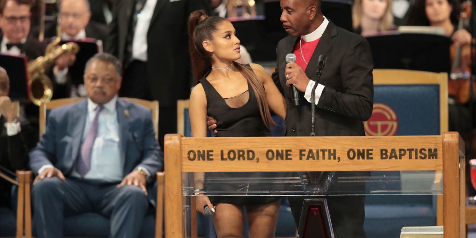 Bishop at Aretha Franklin's Funeral Apologizes to Ariana Grande