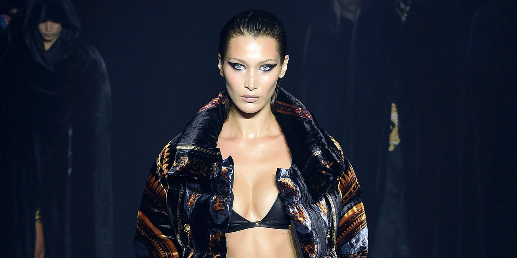 Bella Hadid Looks Incredible Opening Versace x Kith