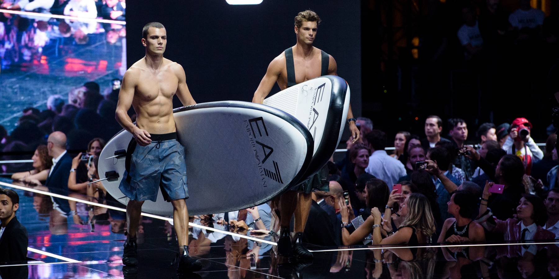 The Emporio Armani Show Took Over a Literal Airport