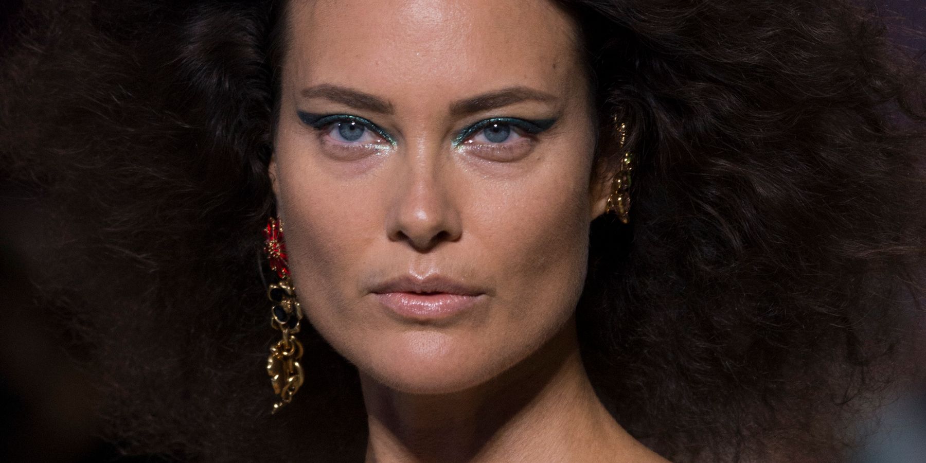 '90s Supermodel Shalom Harlow Returns to the Versace Runway