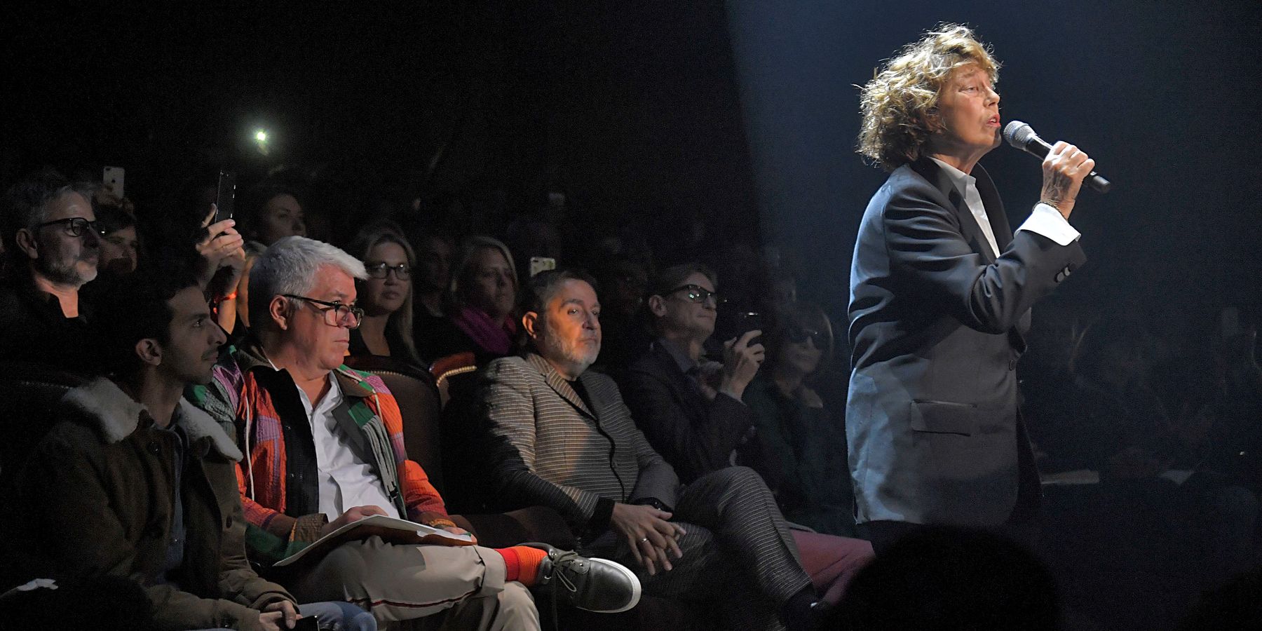 Jane Birkin Makes a Surprise Performance at Gucci