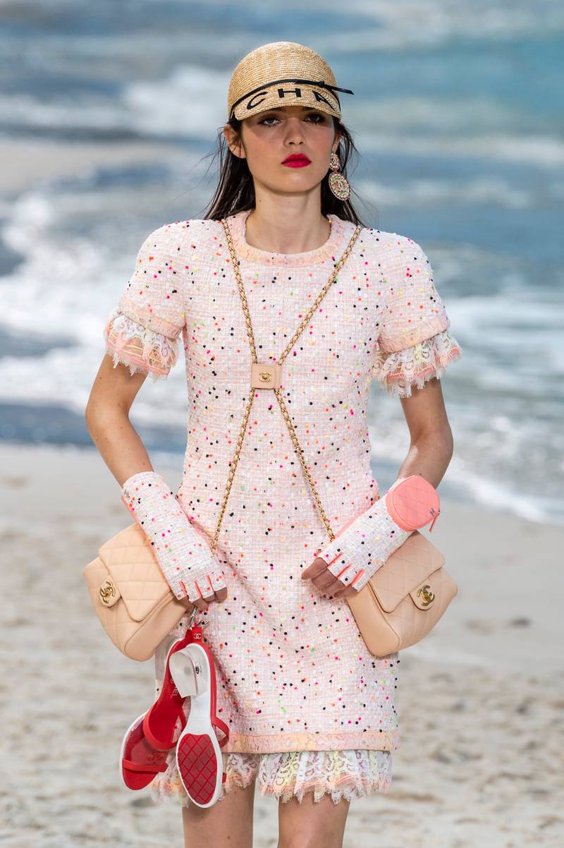 Karl Lagerfeld Built a Beach for Chanel's Spring Show - PAPER Magazine