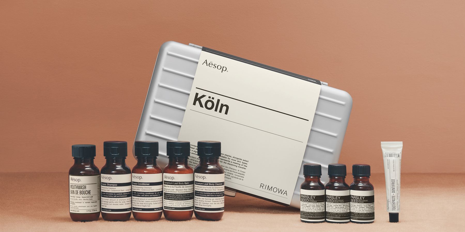 Rimowa and Aesop Make the Dream Travel Kit