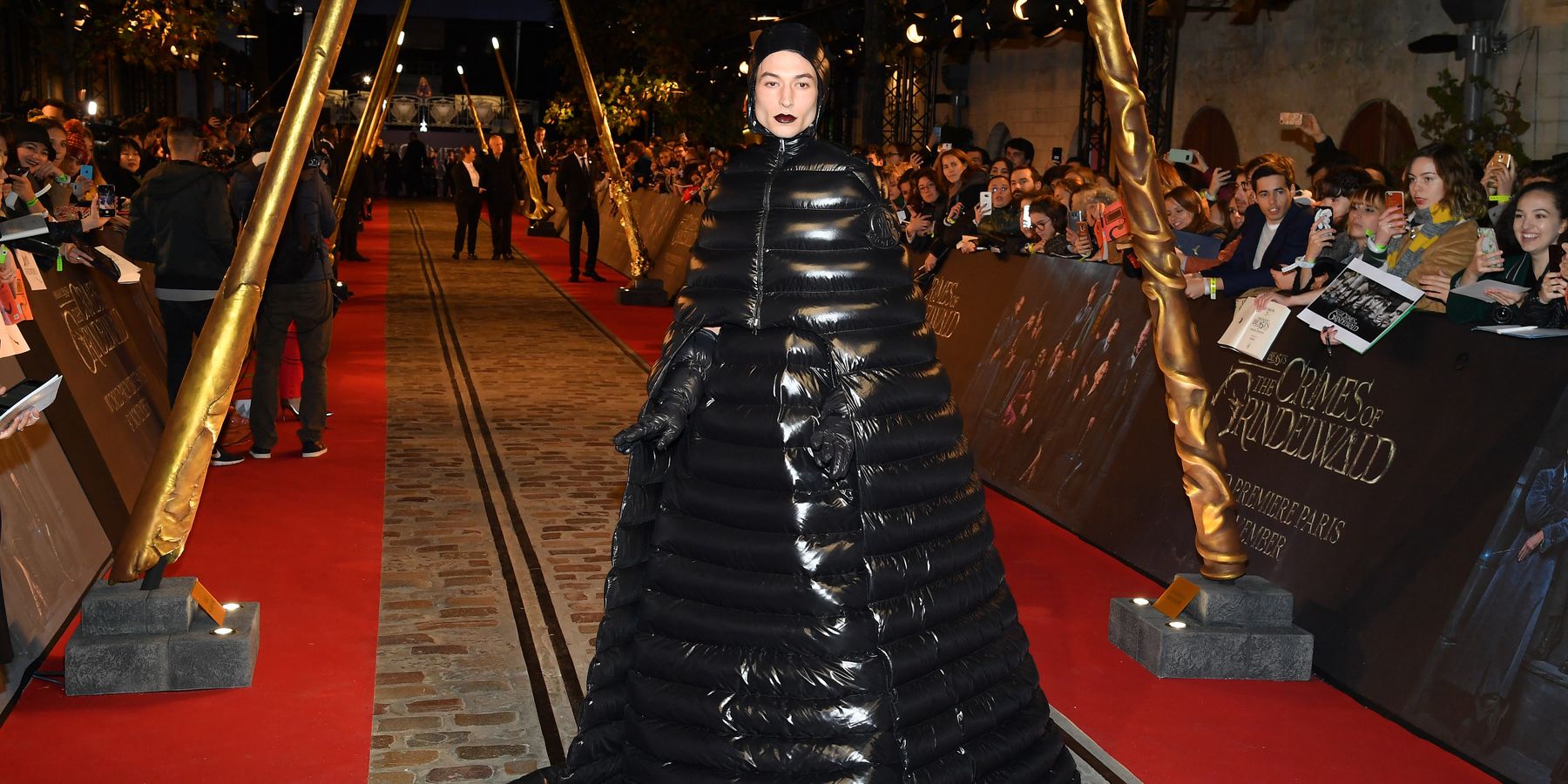 Ezra Miller's $3,500 Moncler Puffer Dress Has Sold Out