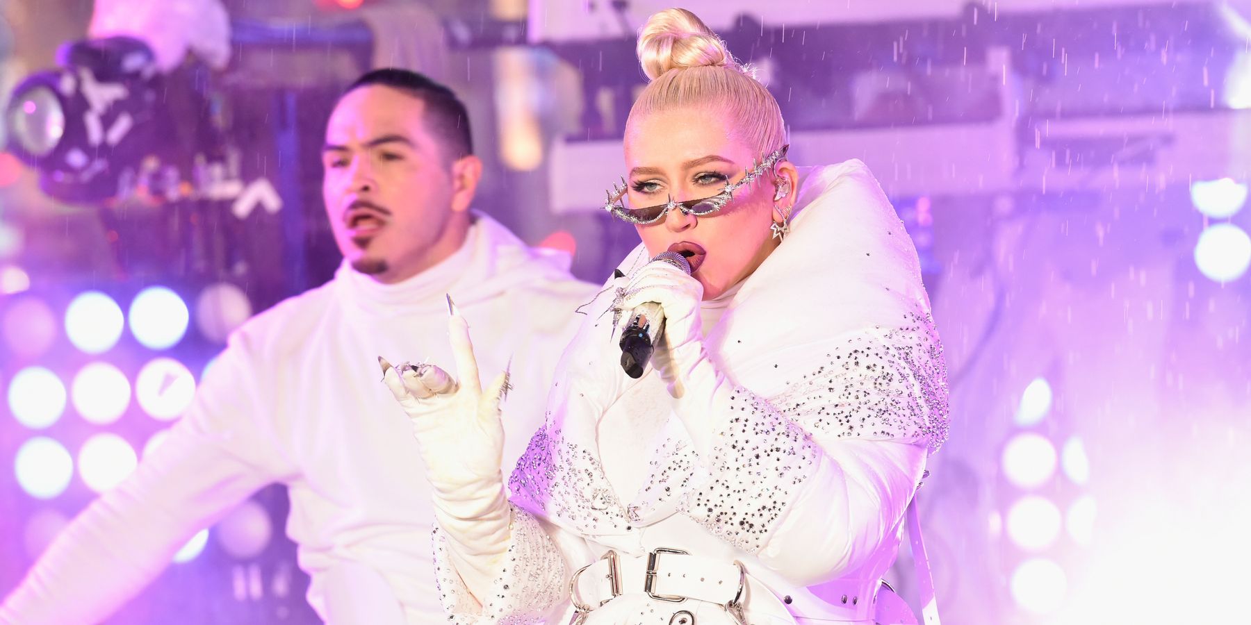 Inside Xtina’s Ice Queen NYE Look With Jewelry Designer Chris Habana