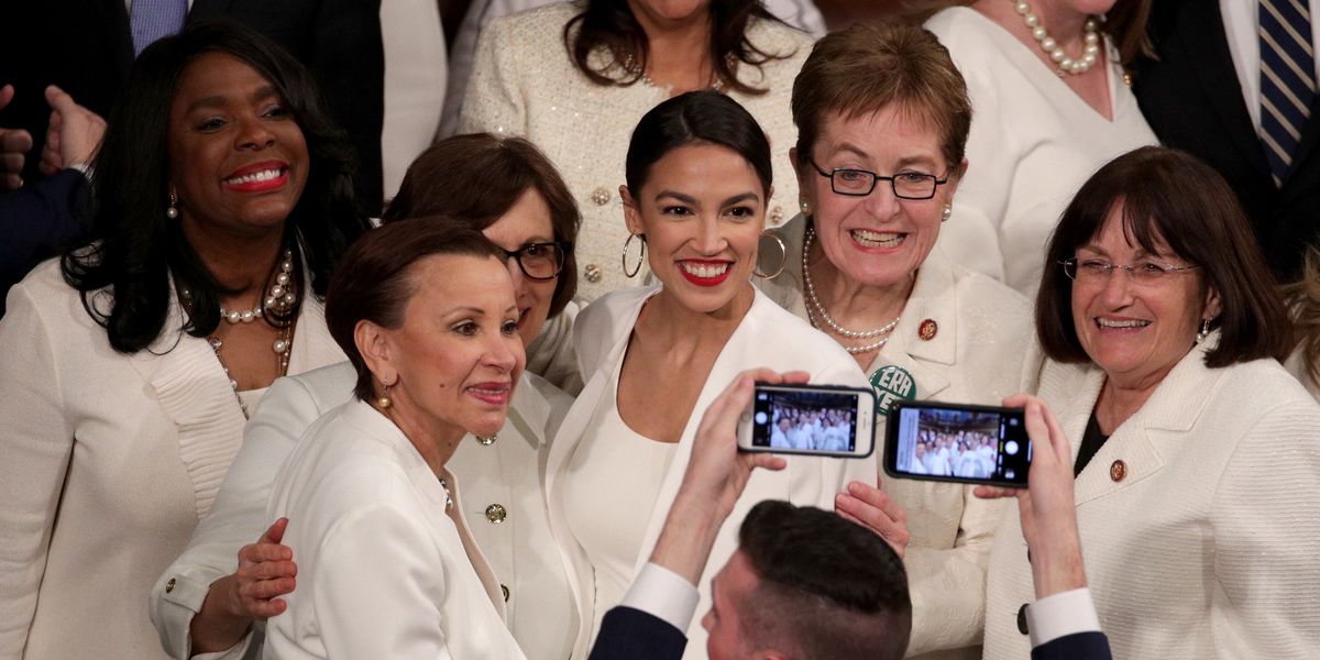 Why Democratic Women Wore White to the SOTU