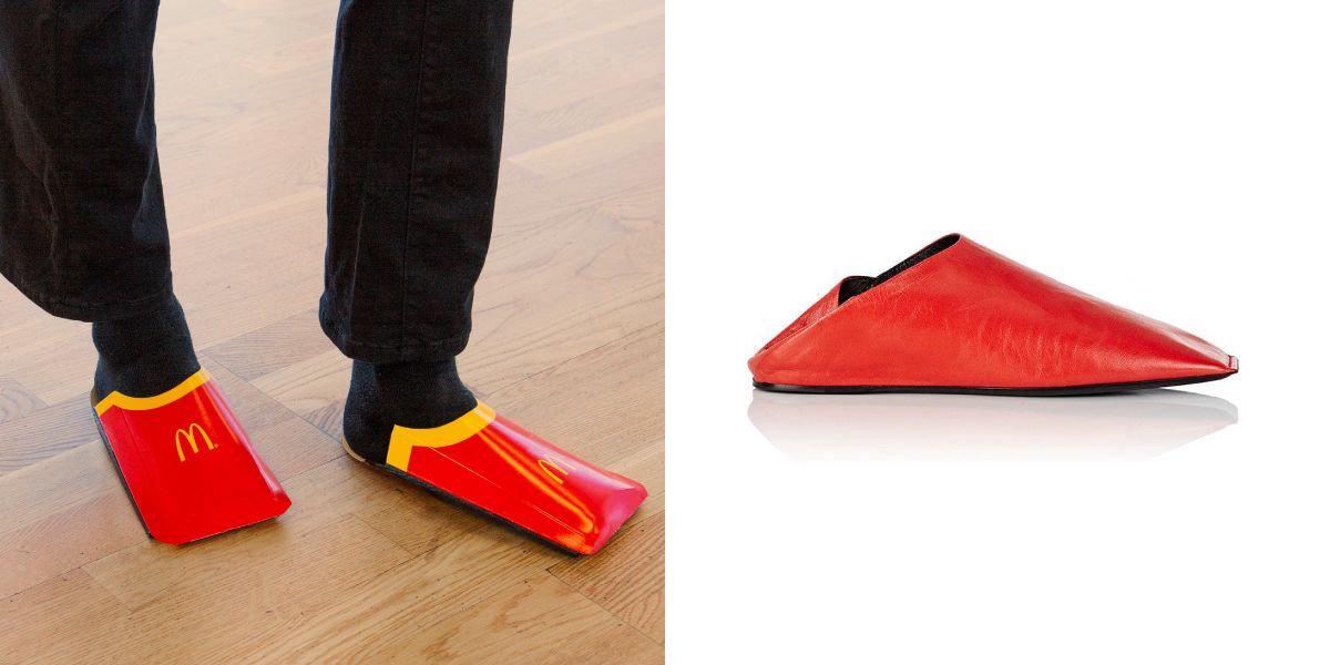 McDonald's Makes Shoes Out of Fry Cartons