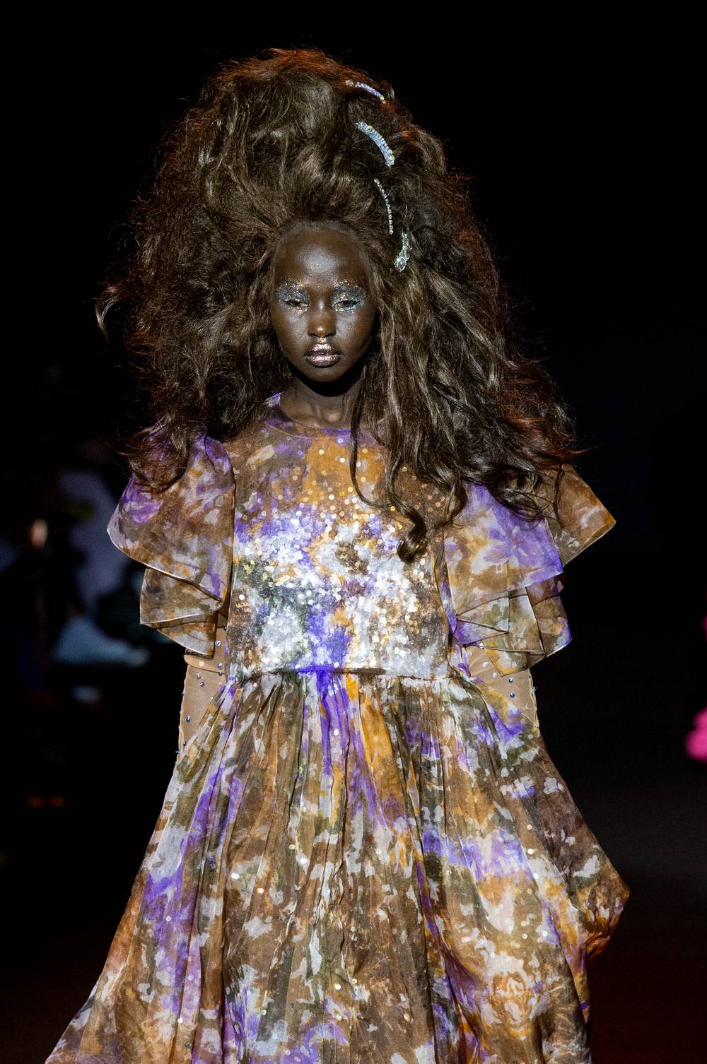 ashish crochet dress Sequin Crochet Two