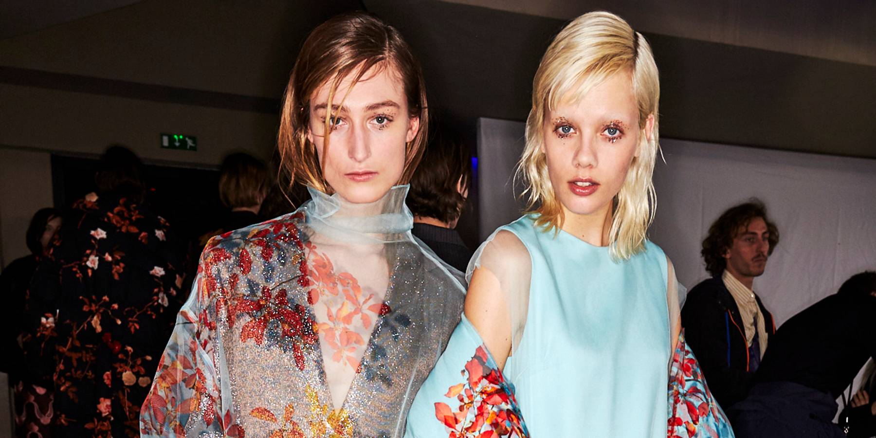 A Dark Garden Blooms at Dries Van Noten