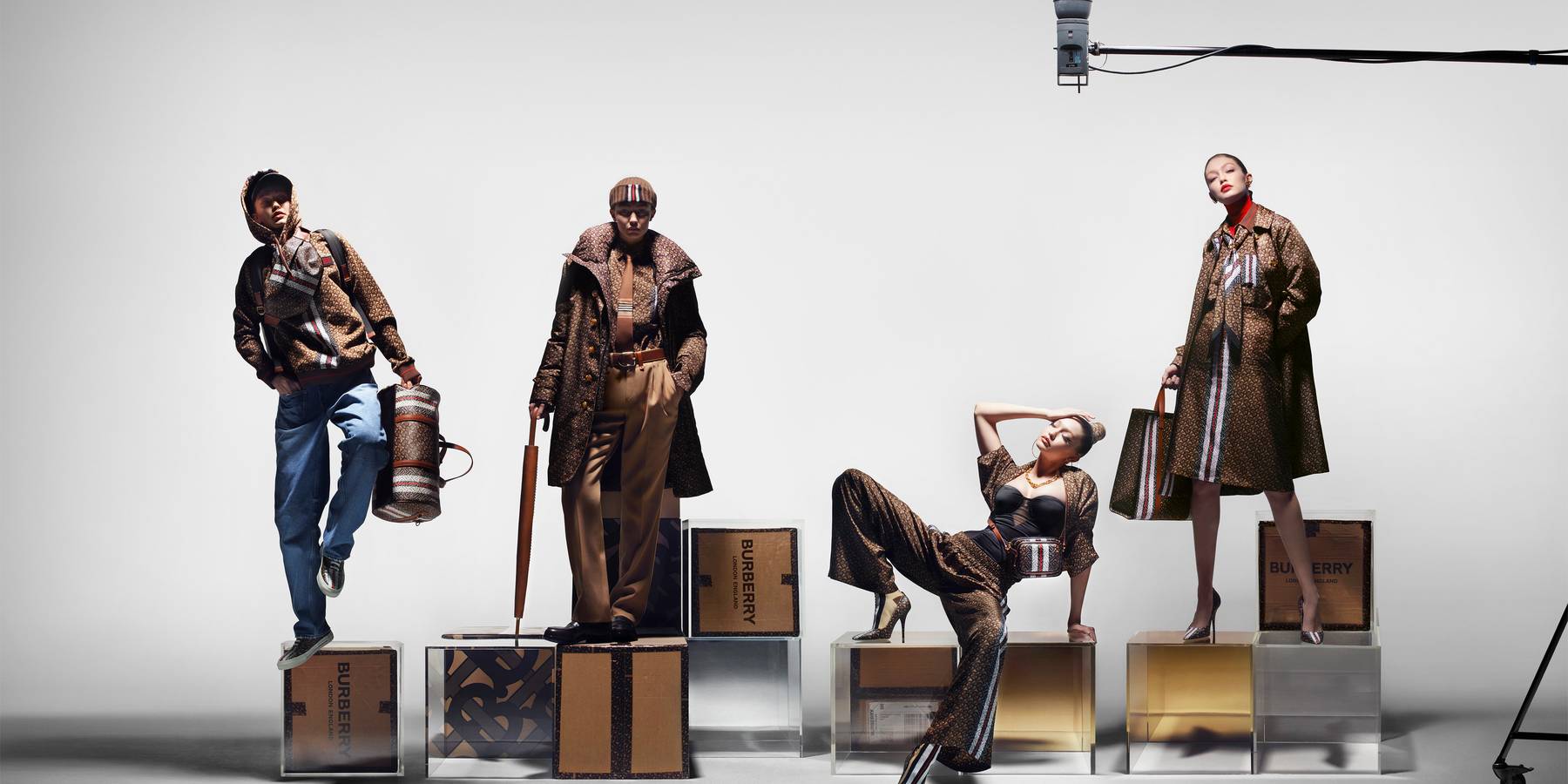 Gigi Hadid Stars in Burberry's New Campaign