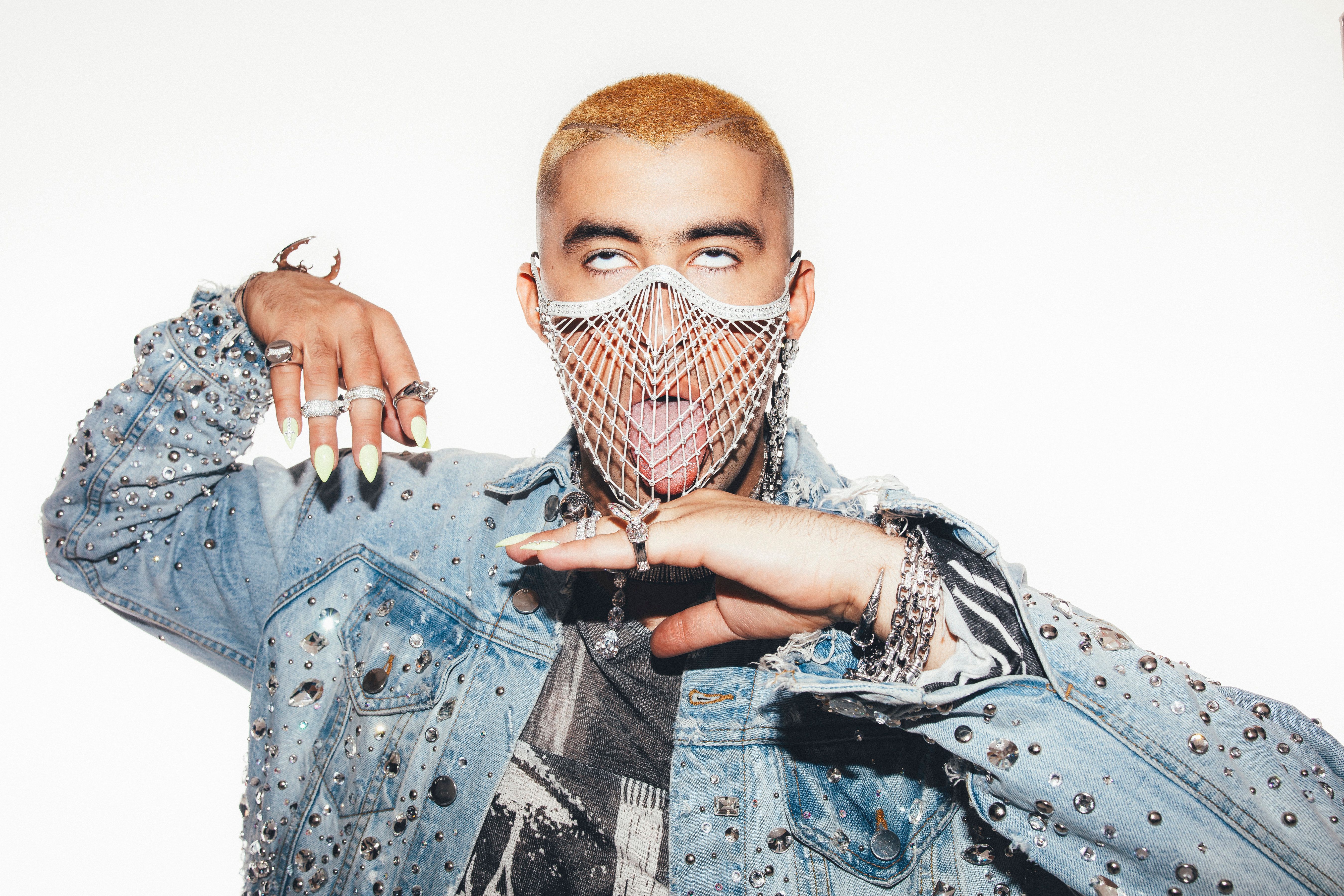 Puerto Rican Star Bad Bunny On The Cover Of Paper Magazine Paper