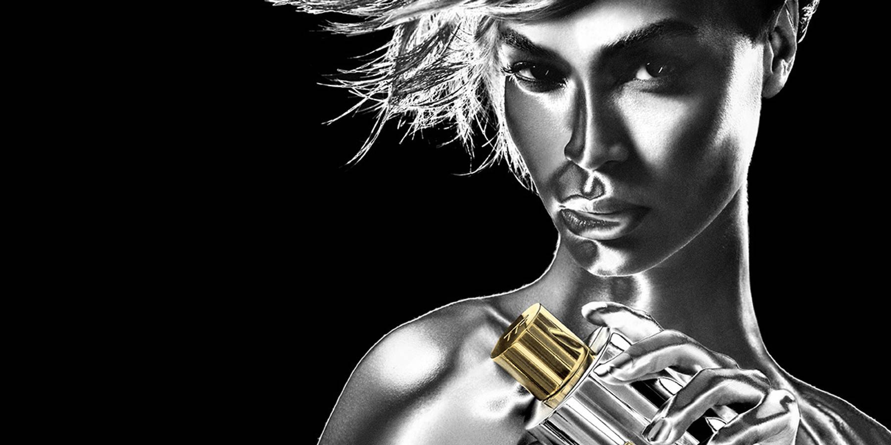 Joan Smalls Goes Metallique for the New Tom Ford Campaign