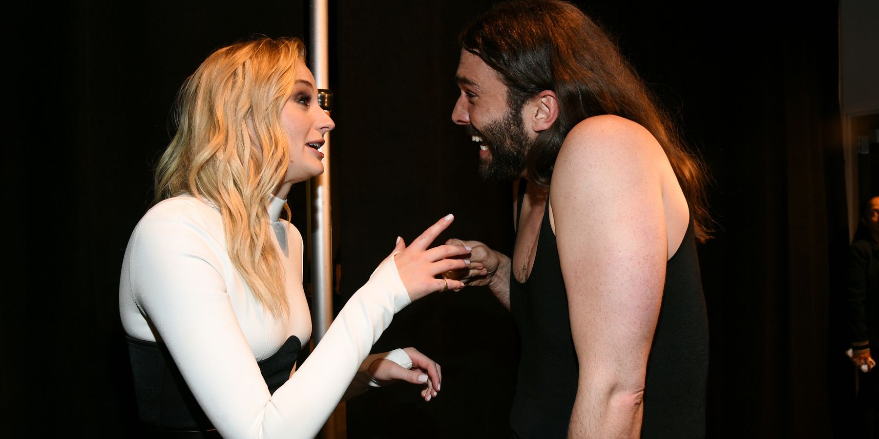 Sophie Turner and Jonathan Van Ness Finally Met