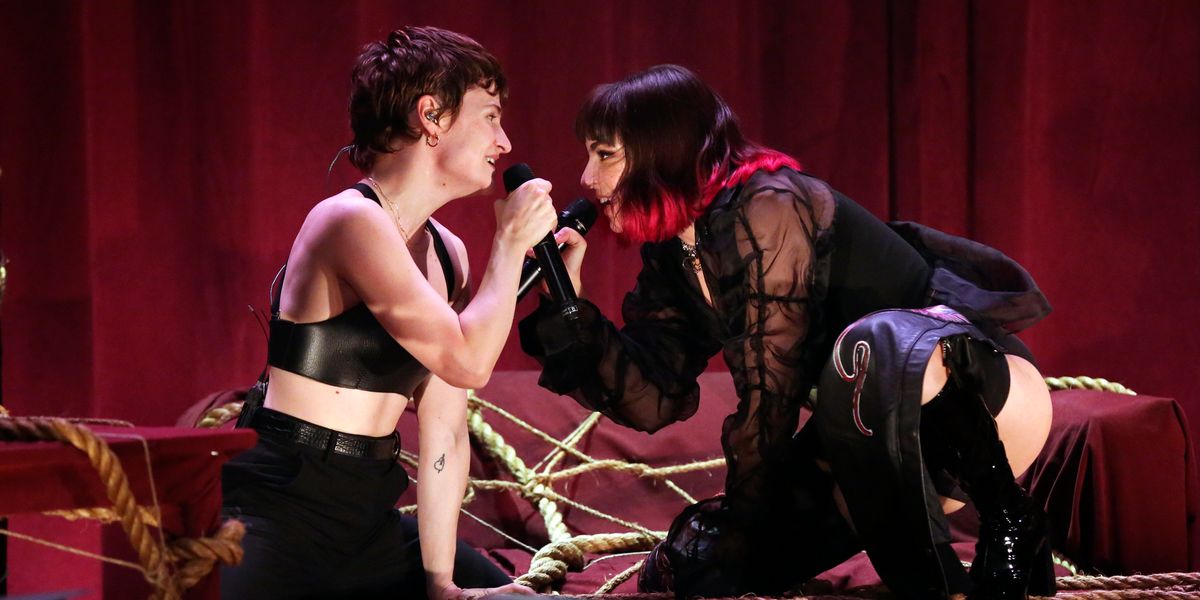 Charli and Christine Brought Bondage Play to Late-Night
