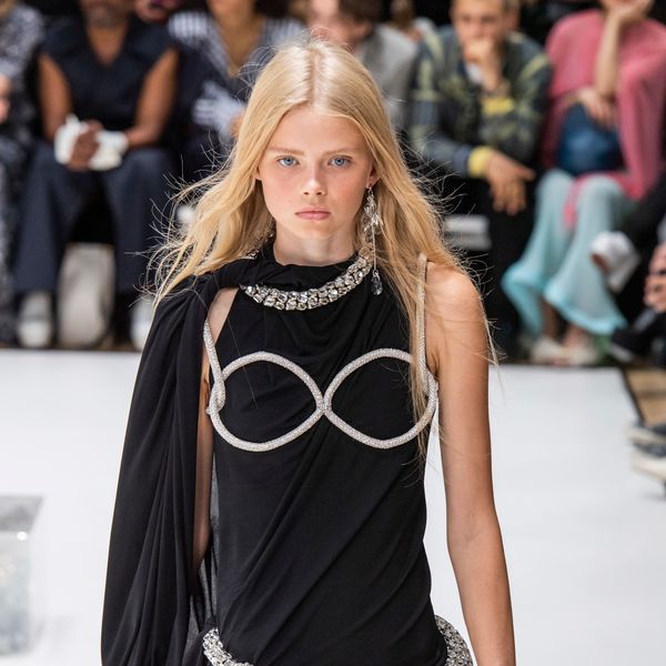 Jeweled Crystal Bras Stole the Show at JW Anderson