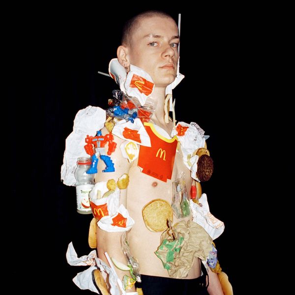 Why This Designer Covered His Model in McDonalds