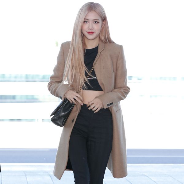 Rosé Makes First Fashion Week Appearance at YSL