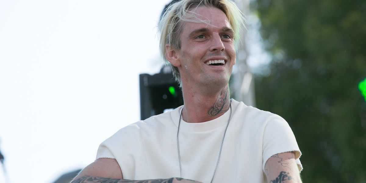 Aaron Carter's Face Tattoo Is of Rihanna