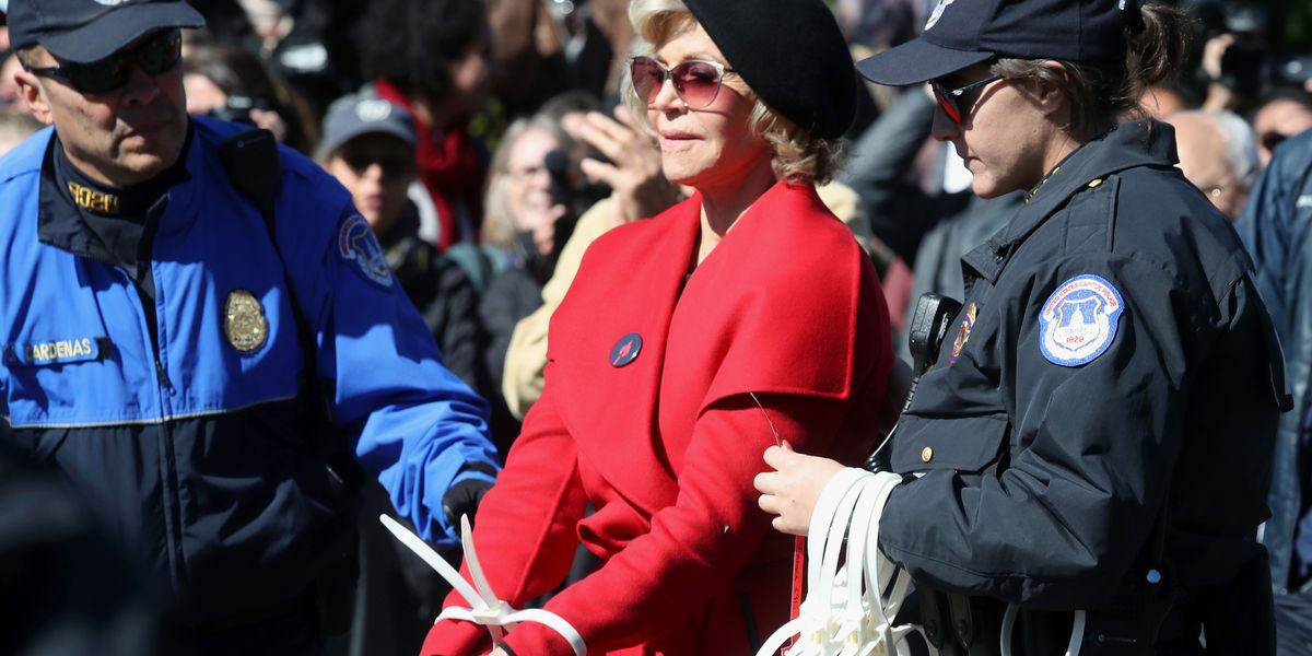 Jane Fonda Gets Arrested Again