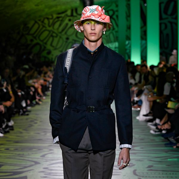 Airbrushed Neon Eyes at Dior Homme