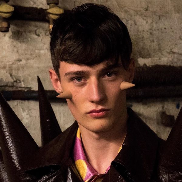 Spiky Cheeks and Conehead Hair at Walter Van Beirendonck