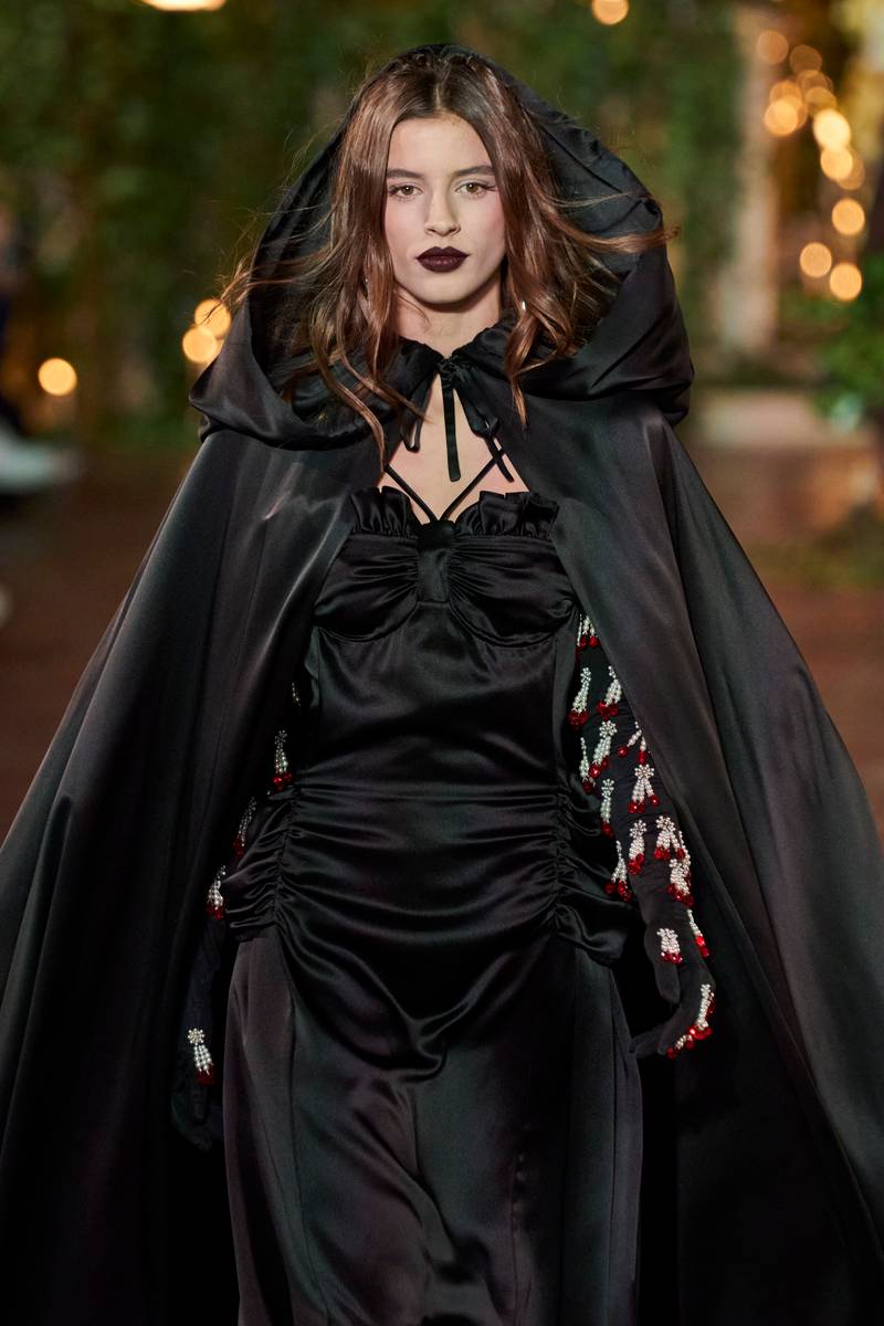 sachin and babi light blue dress Rodarte Fall 2023 Ready-to-Wear Collection