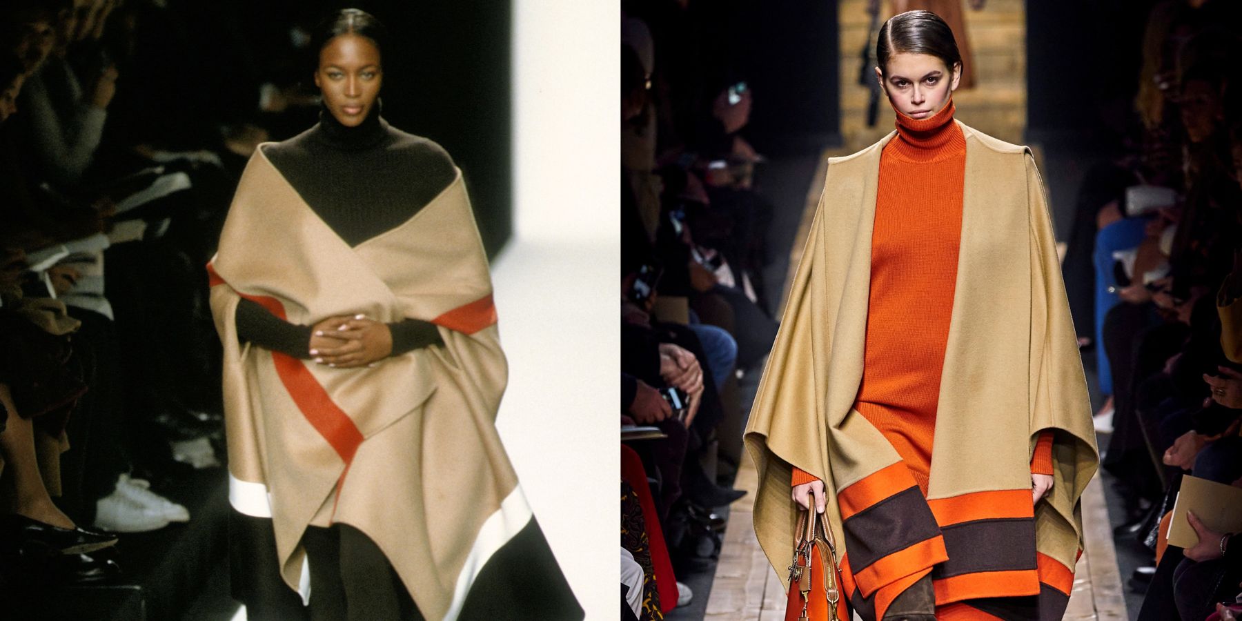 Kaia Gerber's Michael Kors Cape Is a Naomi Throwback