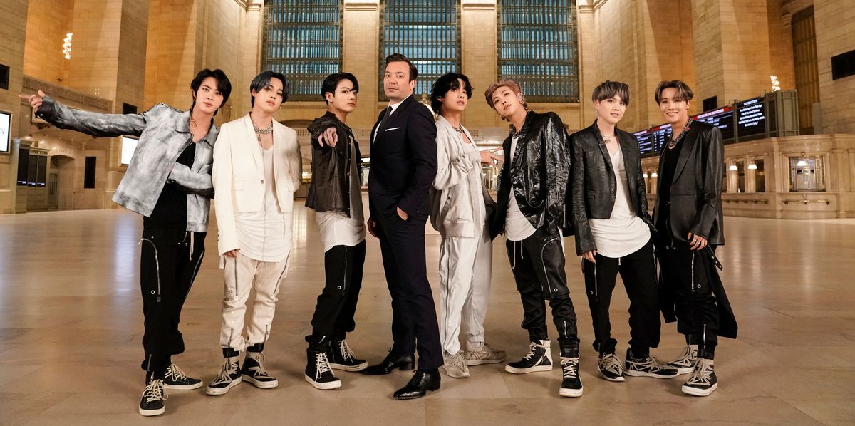 BTS Hung Out at Katz's Deli, Took Over Grand Central Station