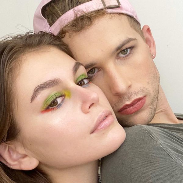 Tommy Dorfman and Kaia Gerber Share Quarantine Makeovers