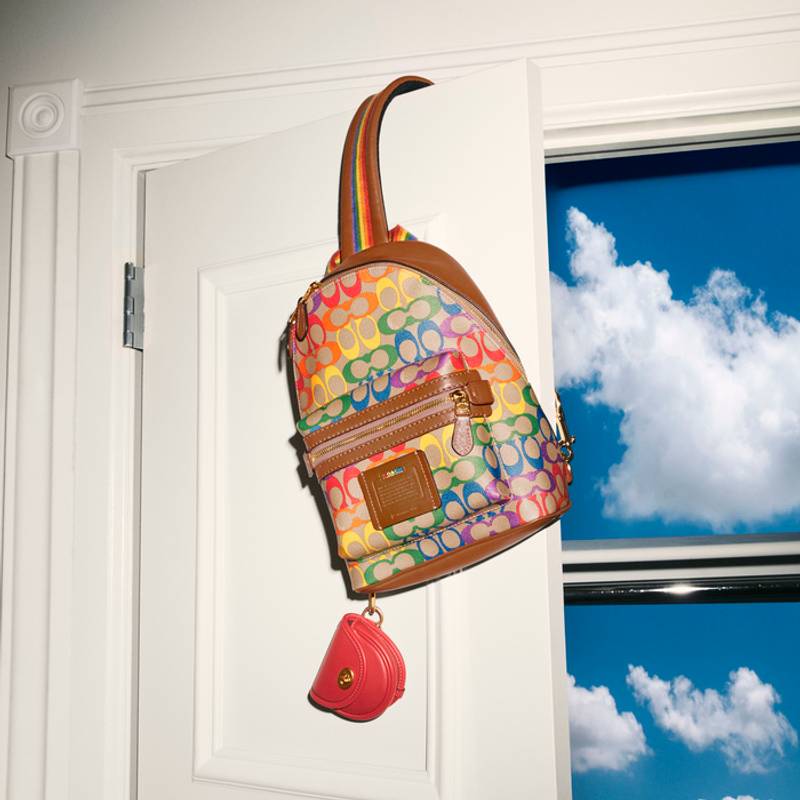 coach backpack pride Pennie 22 In Rainbow Signature Canvas ~Pride Line~ KismetMags New to our Pride Collection