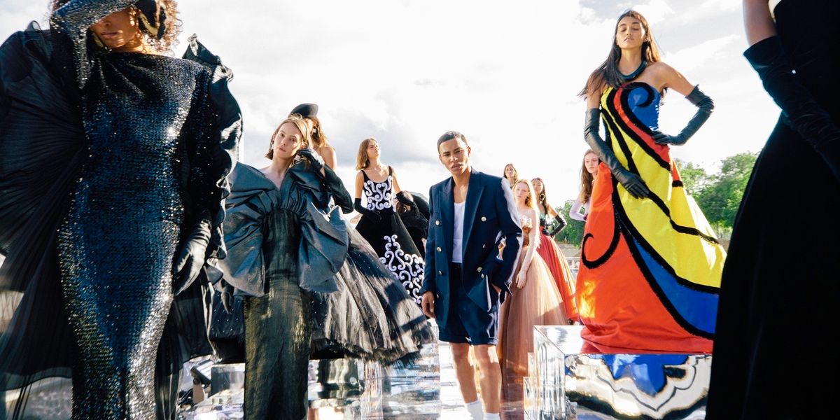 Inside Balmain's Vibrant Couture Boat Party in Paris